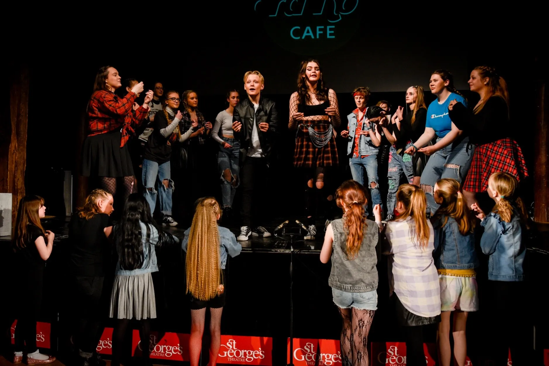 Young people from St George's Theatre benefited from a grant of £750 for their production of We Will Rock You