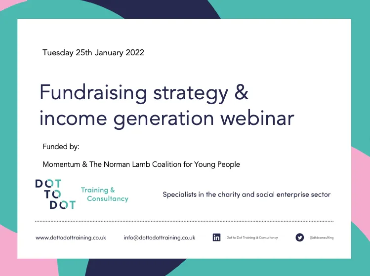 Fundraising Webinar start slide