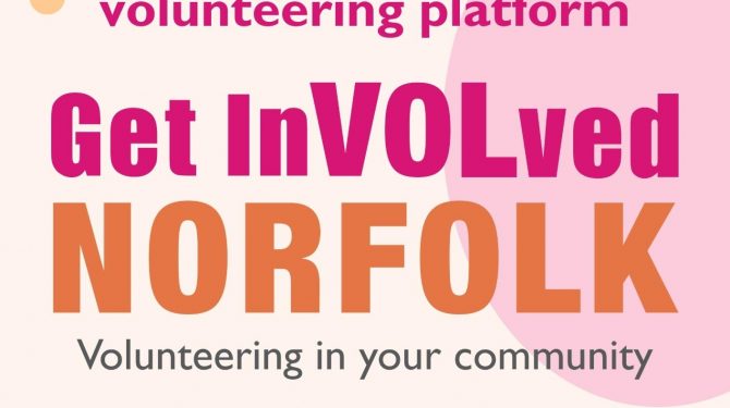 Get InVOLved Norfolk is the new volunteering platform for Norfolk